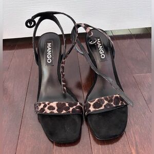 Mango Heeled Sandals size EU 39